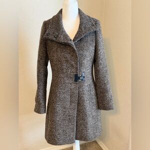 Via Spiga Charcoal Trench Coat